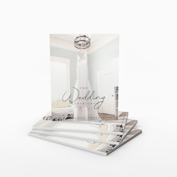 Wedding Client Magazine Template for Photographers, Template for Canva, Bridal Guide for photographers, Client Guide, Canva Template