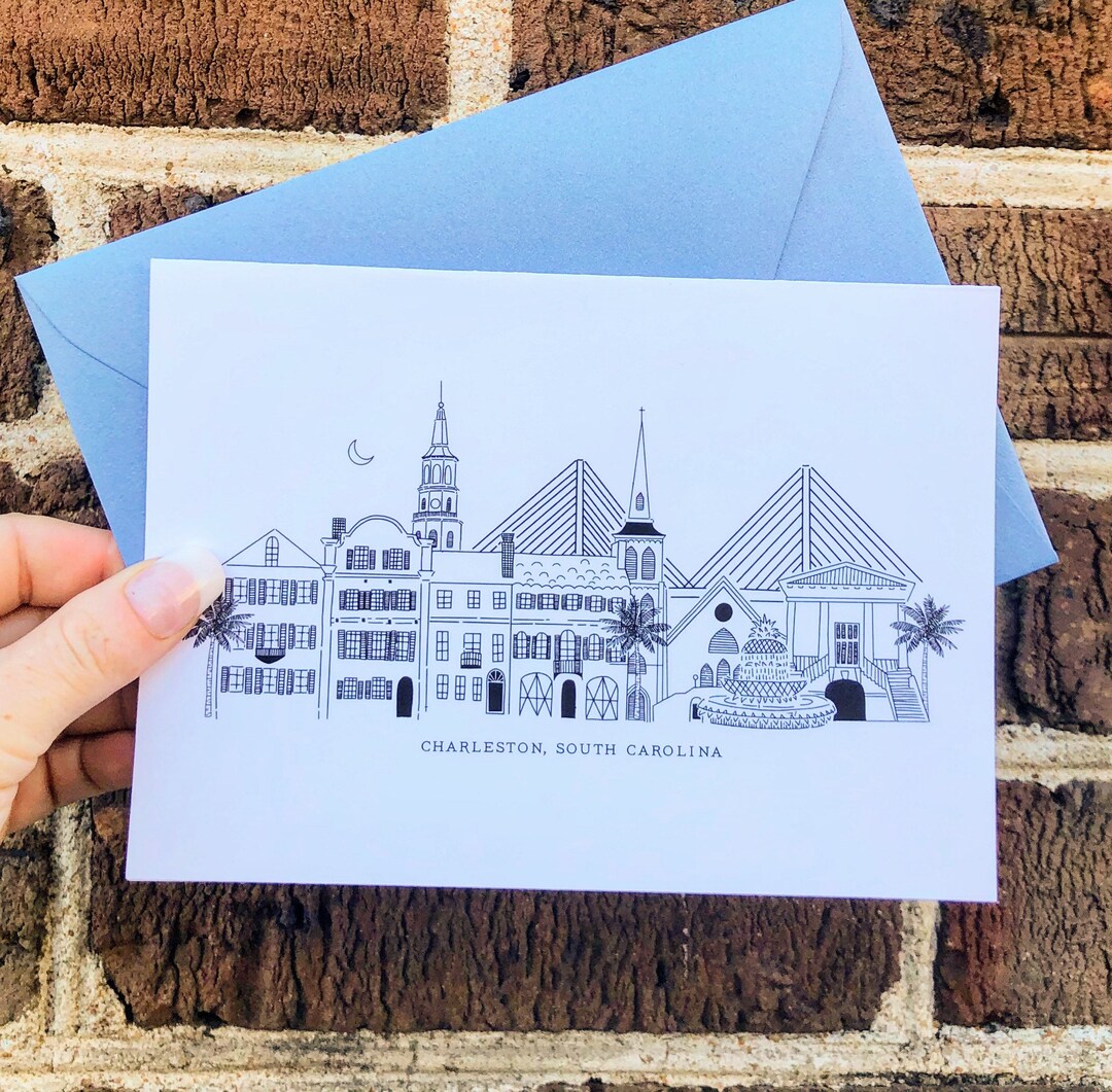 Charleston Card / Greetings From Charleston / Charleston Stationery