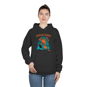 Moletom com capuz para risco de natação / Dirtbag Diva / Caiaque / Rafting / Moletom com capuz para águas bravas / Camisa para caiaque / Camisa para rafting / Gnar