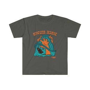 Camisa de risco de natação unissex/camisa de caiaque em corredeiras/presente de caiaque/camisa de rafting/camisa de caiaque/presente de saco sujo