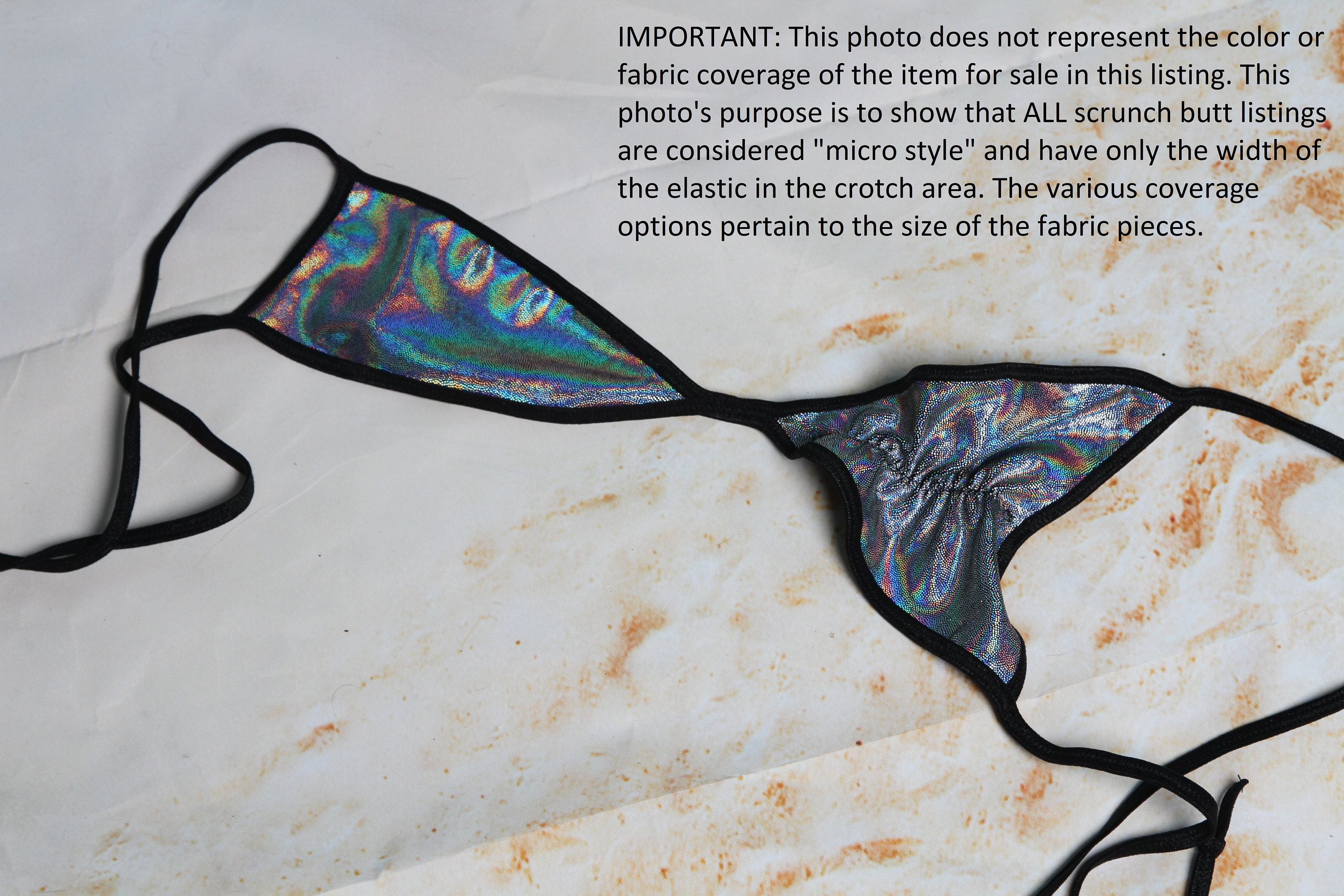 Medium-Coverage-Bikinislip mit kleinem geometrischem Print