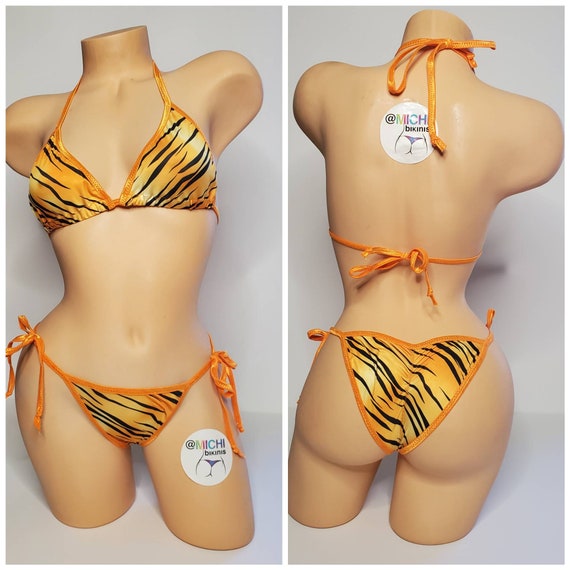 Tiger tiny bikini