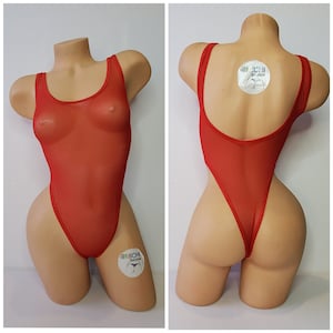 Red Satin Elastic with Gold Heart Shaped Hardware Adjustable Choker & Leg Garter Set Desire by Michi Collection