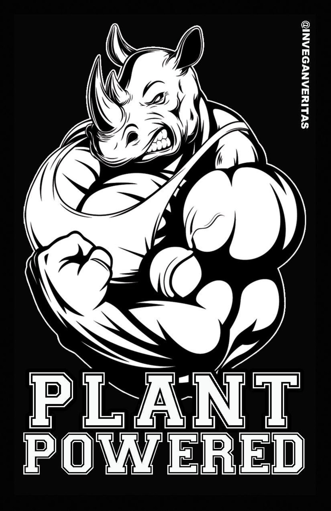 Plant Powered Buff Rhino - Etsy