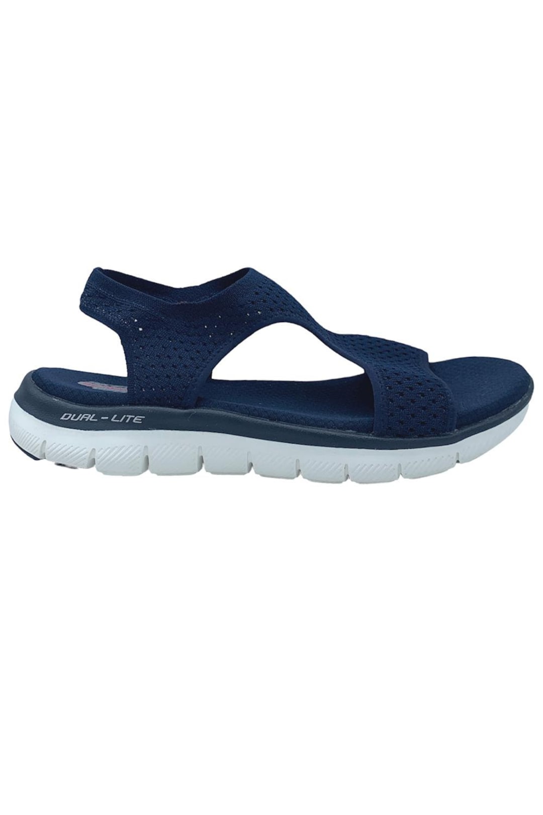 Skechers Knit Cutout Sport Sandals Deja Vu Navy Etsy