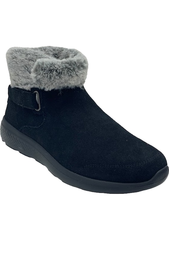 anker Peer Bitterhed Skechers on the GO City 2 Suede and Faux Fur Boots Cuddle up - Etsy