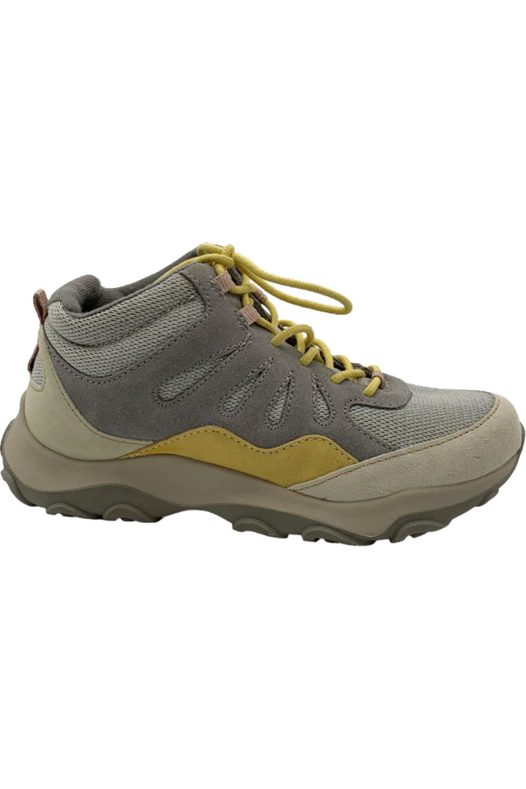 Earth Origins Suede & Mesh Hiking Shoes Tristan Frost Gray Etsy