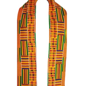 Kente African Print Stole/Sash