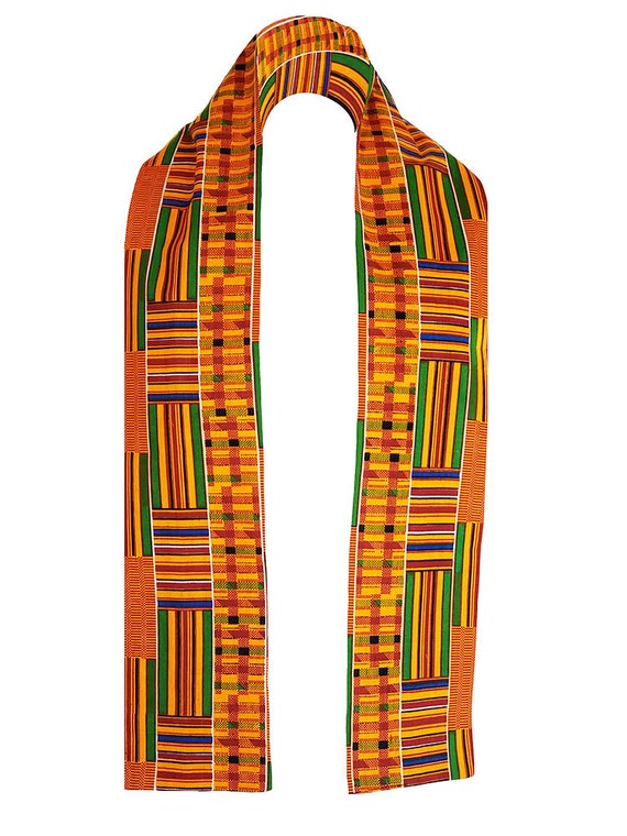 Kente African Print Stole/sash - Etsy display picture 1