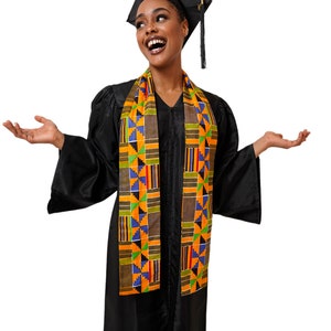 Kente African Print Graduation Stole/Sash