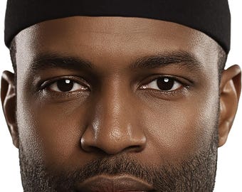 Black Wool Fez Hat for Men – Soft Felt Igbo Cap | Traditional African Hat Kufi | Moroccan Fez