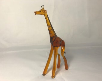 Color glass brown Giraffe