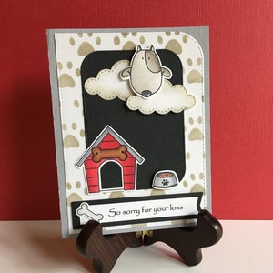 Pet sympathy card - Mourning pet owner card - Loss of a pet sympathy card - Pet lover card - Dog condolences card - Sympathy card for dog