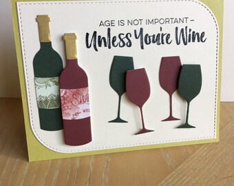 Wine Lover Card | Etsy