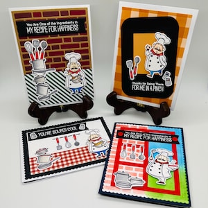 Carte faite main pour les chefs, Carte pour le boulanger, Carte pour le cuisinier, Carte de reconnaissance du chef, Carte d'anniversaire, Carte pour le chef cuisinier, Carte de remerciement pour le chef