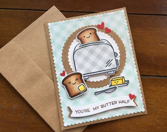 You're My Butter Half Card: Funny Anniversary Greetings