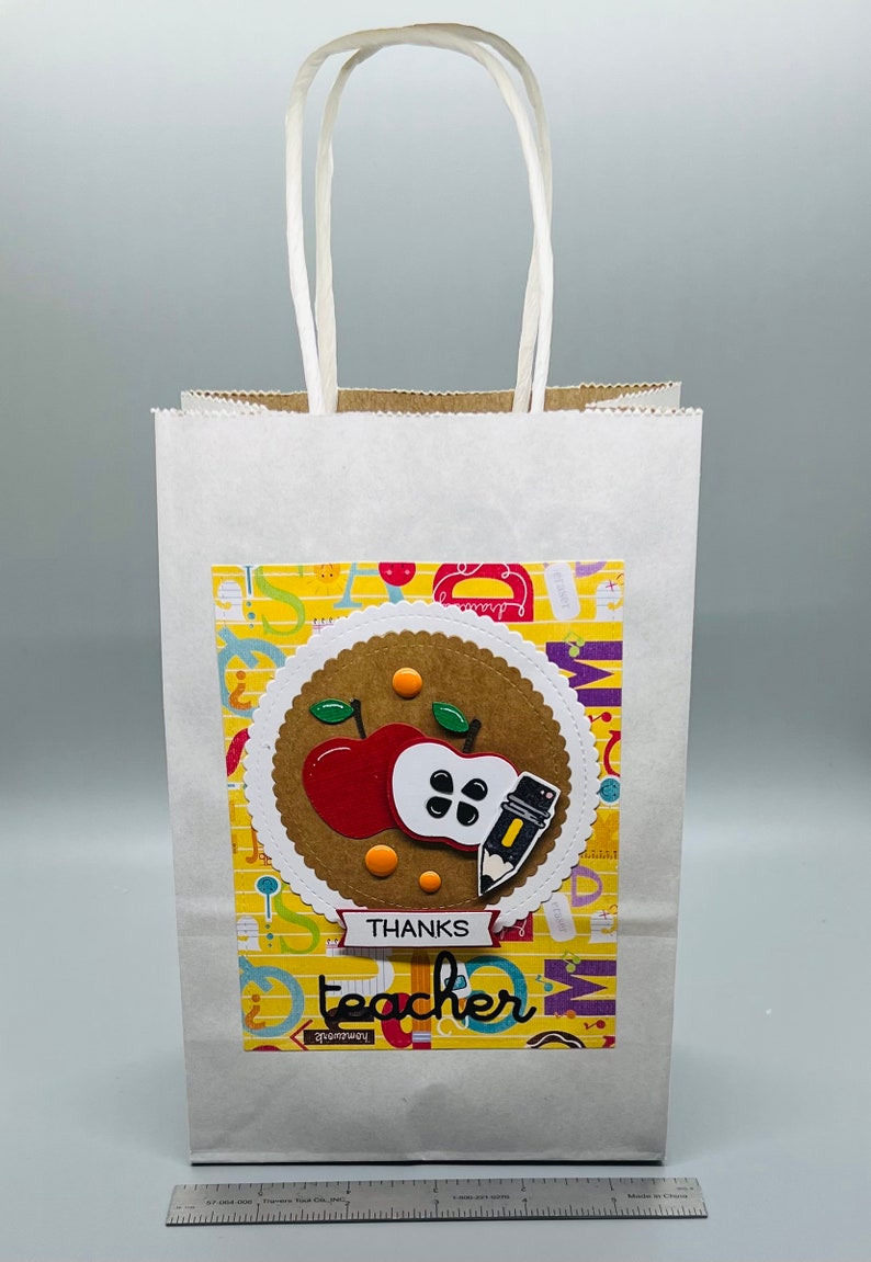 Teacher Appreciation Gift Bag: Handmade School Decoration - Etsy