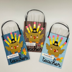 Thanksgiving teacher appreciation gift Gift card holder for teacher Teacher gift for Thanksgiving Thanksgiving teachers image 5