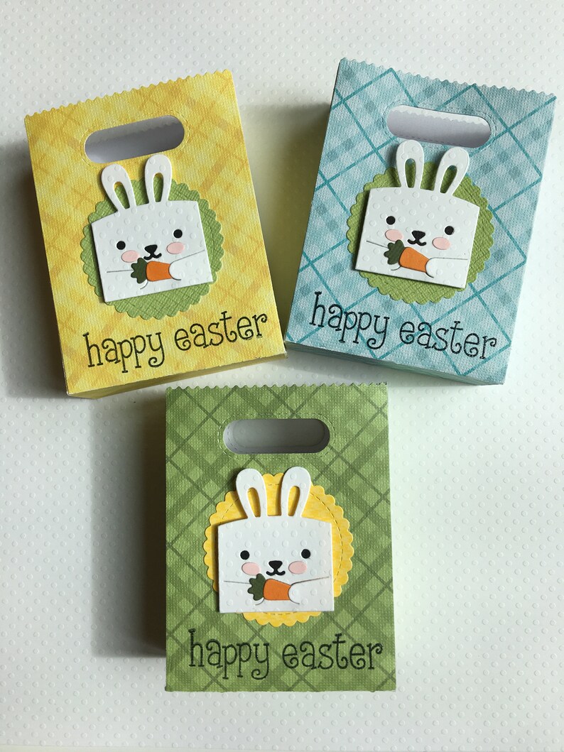 Easter Party Favor Bags Handmade Easter Bags Easter Bunny Etsy