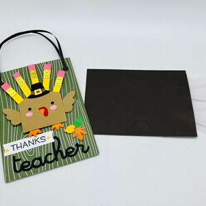 Thanksgiving teacher appreciation gift Gift card holder for teacher Teacher gift for Thanksgiving Thanksgiving teachers image 6