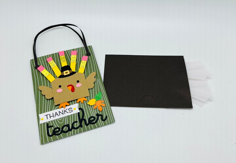 Thanksgiving teacher appreciation gift Gift card holder for teacher Teacher gift for Thanksgiving Thanksgiving teachers image 6