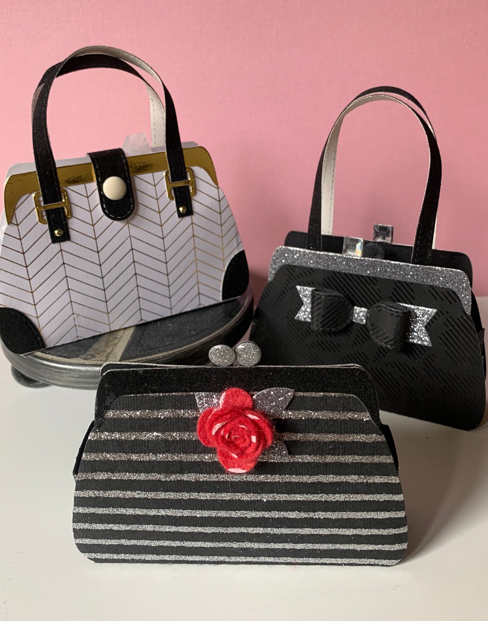 Paper Purse Gift Bag Gift Card Holder Mothers Day Gift Etsy