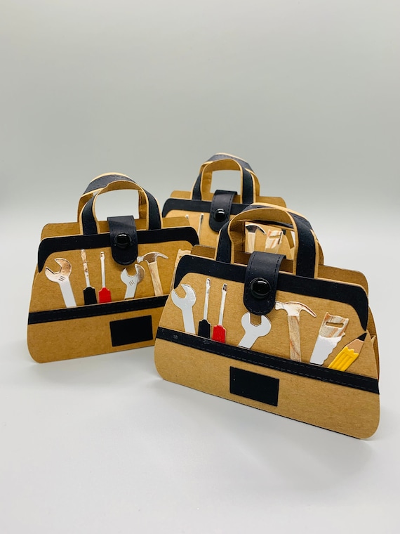 Handmade Tool Bag Gift Card Holder: Handyman Appreciation