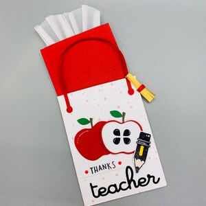 Teacher Gift Card Holder Teacher Appreciation Gift Thank You Teacher ...
