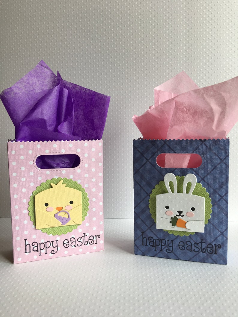 Easter party favor bags Handmade Easter bags Easter bunny Etsy