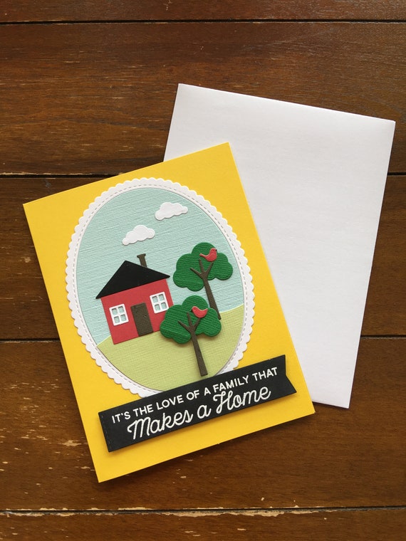 Housewarming Party Gift Housewarming Card Love Home Card Etsy