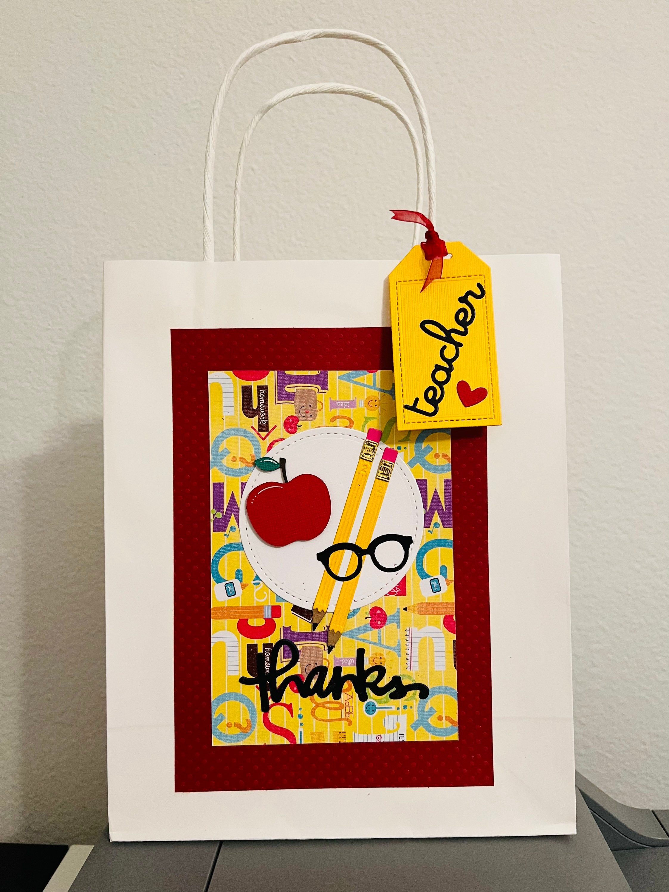 Teacher Appreciation Gift Bag: Decorated Paper Treat Bag - Etsy