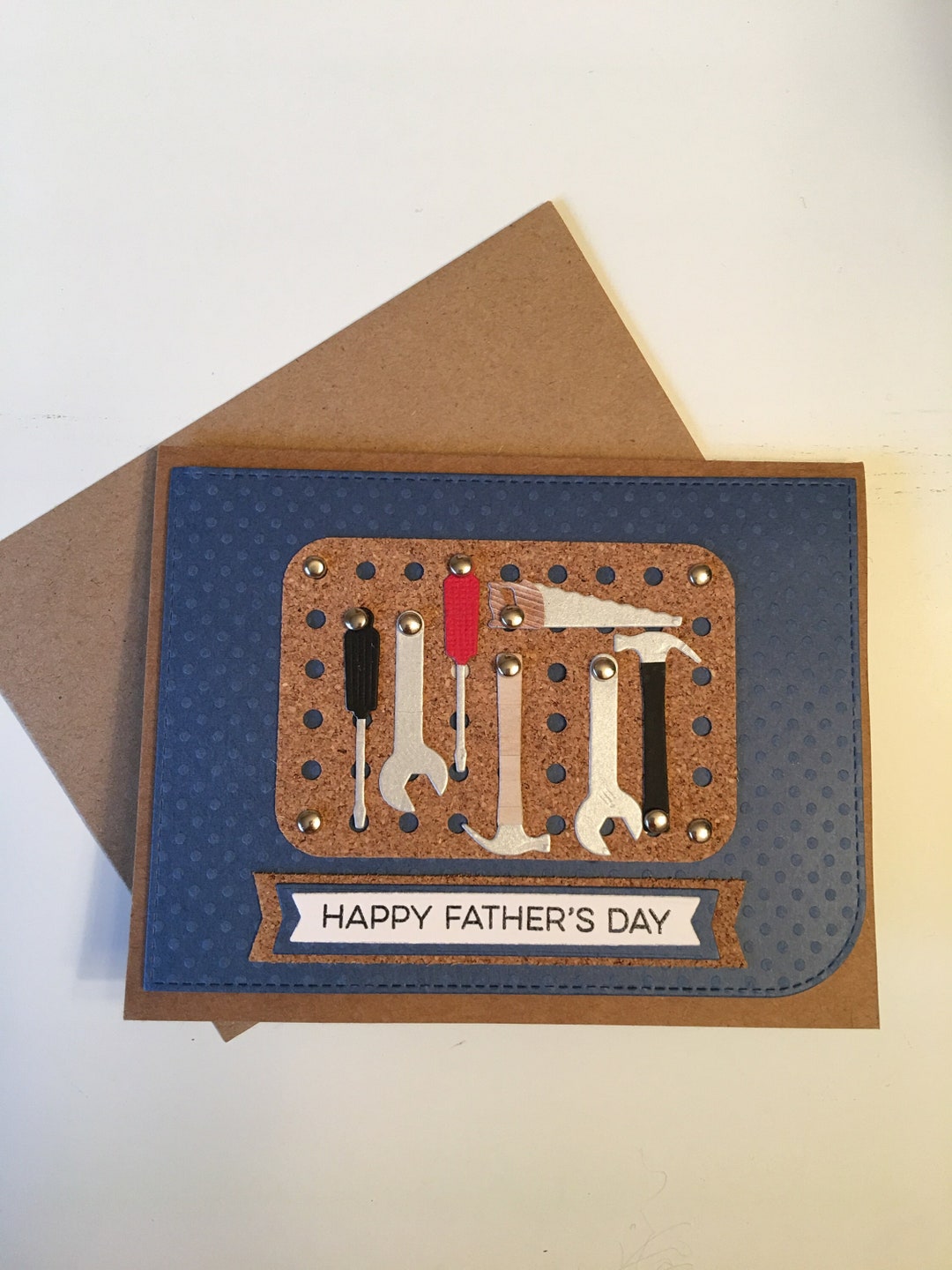 Happy Father's Day Card Handmade Card for Dad Handmade Greeting Card