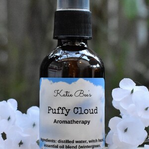 2 oz Geschwollene Wolke Aromatherapie Raum Spray, ätherisches Öl Raum Spray, Raum Nebel