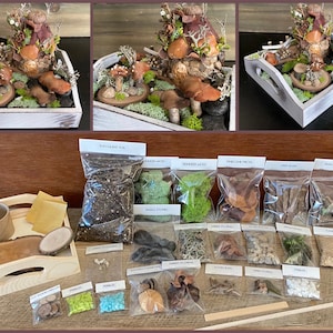 DIY Fairy Garden Craft Kit :  “The Countryside” Fairy Garden Do It Yourself Craft Kit
