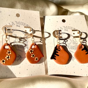 Jarritos Mexican pottery inspired earrings