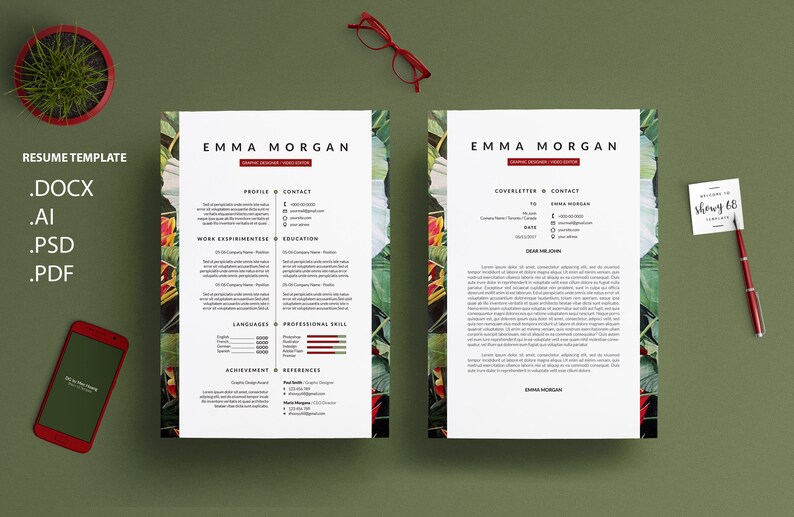 Curriculum vitae banana picture