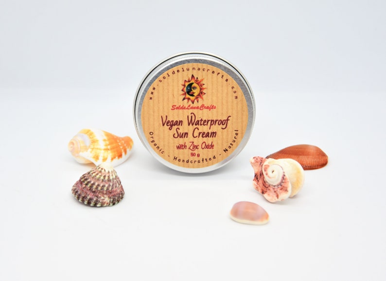 Vegan Waterproof Sunscreen Zinc Oxide Natural Organic Etsy