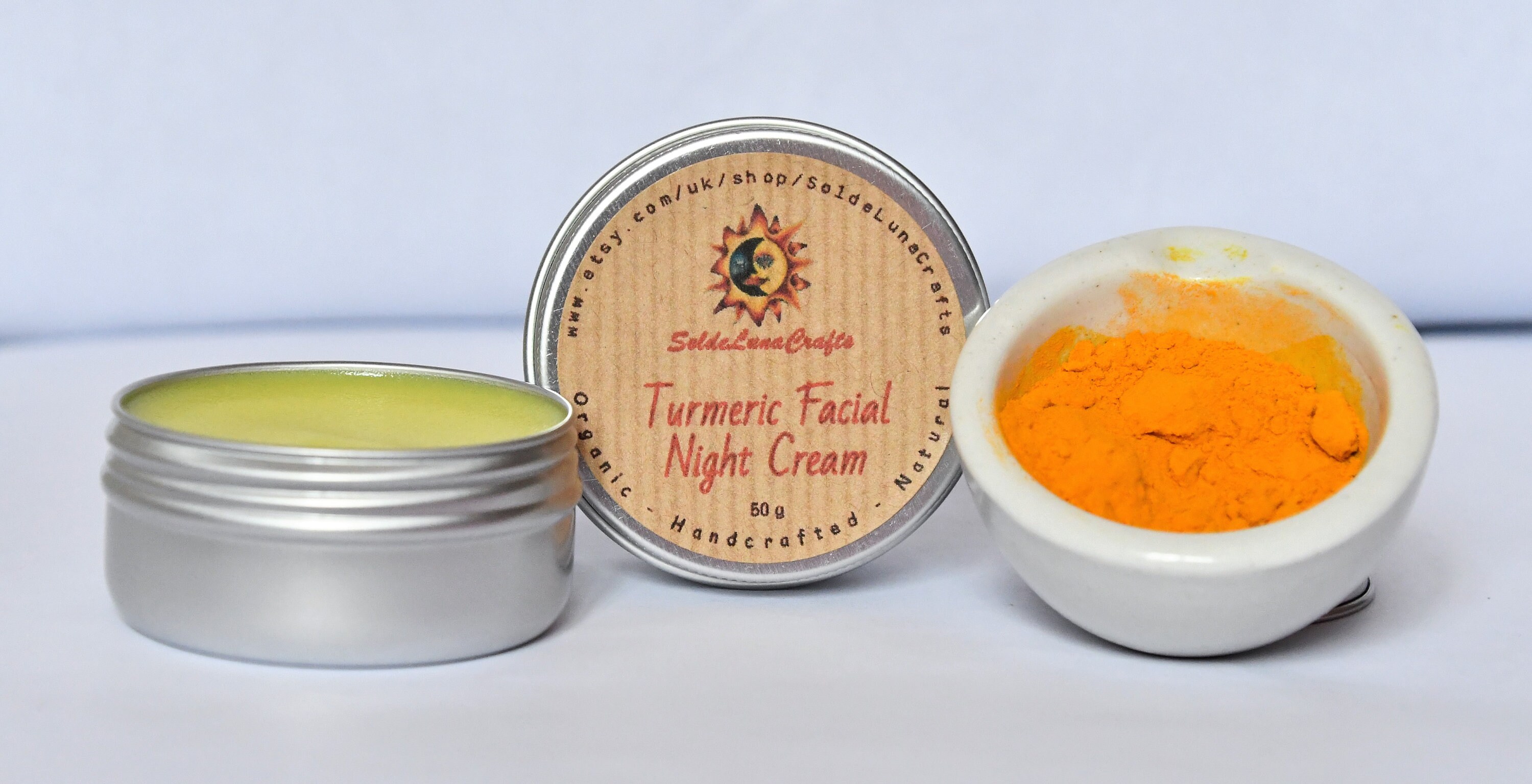 Turmeric Facial Night Cream Fragrance Free anti Aging Etsy UK