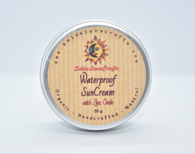 Waterproof Sunscreen Zinc Oxide Beeswax Natural Etsy