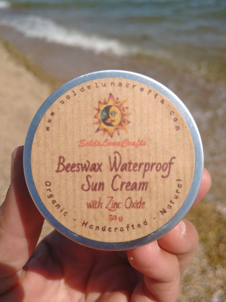 Waterproof Sunscreen Zinc Oxide Beeswax Natural Etsy