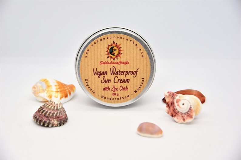 Vegan Waterproof Sunscreen Zinc Oxide Natural Organic Etsy