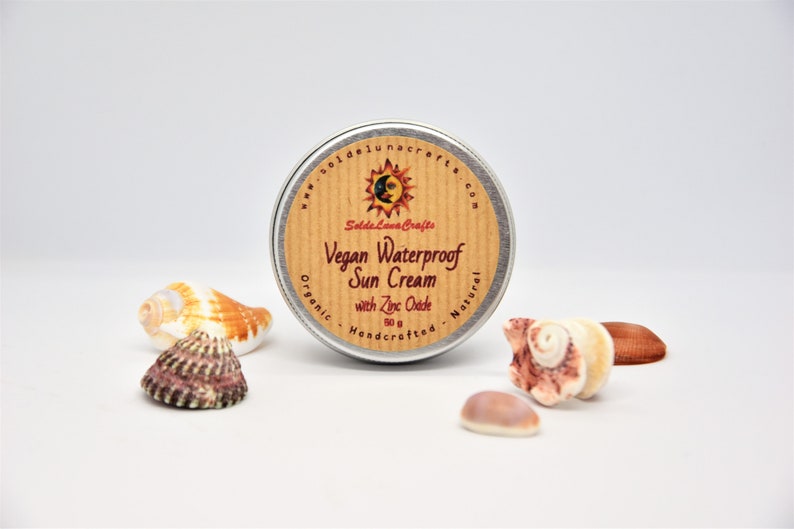 Vegan Waterproof Sunscreen Zinc Oxide Natural Organic Etsy