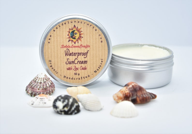 Waterproof Sunscreen Zinc Oxide Beeswax Natural Etsy