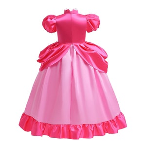 2023 New Girls Peach Dress Girls Daisy Costume for Super Mario With ...