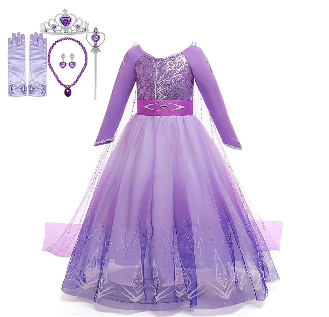 2021 New Girls Princess Dress Halloween Dress up Elsa Dress - Etsy