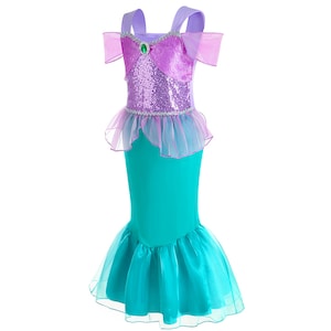 2023 Girls Mermaid Princess Dress Mermaid Costume Dress up With ...