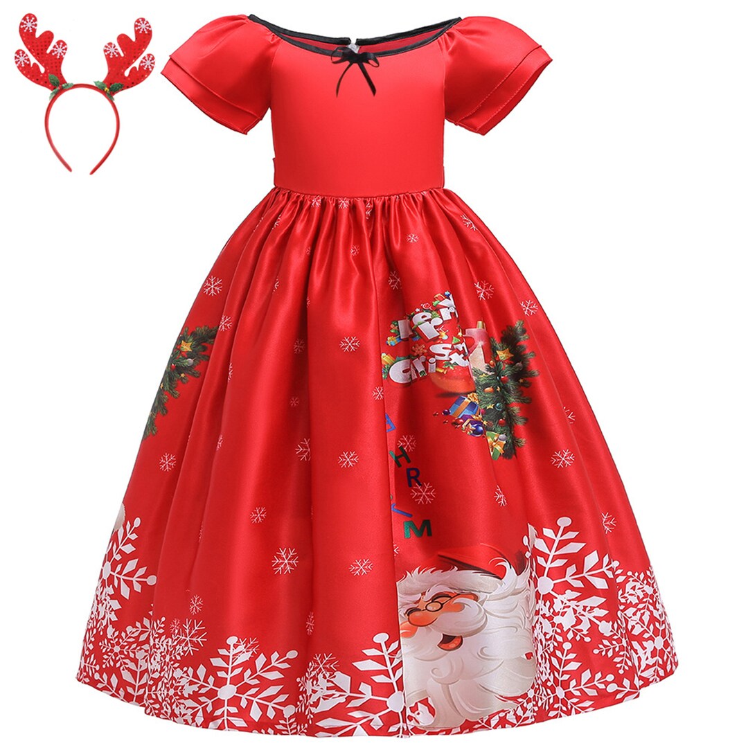 Girls Christmas Ugly Dress Christmas Party Dress Santa Dress Big Girls