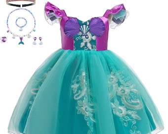 Details about Toddler Kids Little Mermaid Set Girl Princess Dress Party Cosplay Costume Details about Toddler Kids Little Mermaid Set Girl Princess Dress Party Cosplay Costume