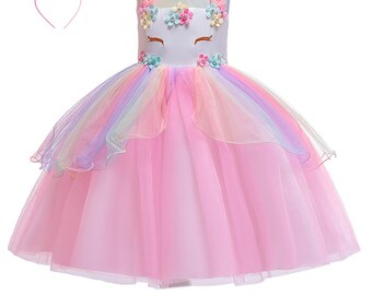 rainbow unicorn fancy dress