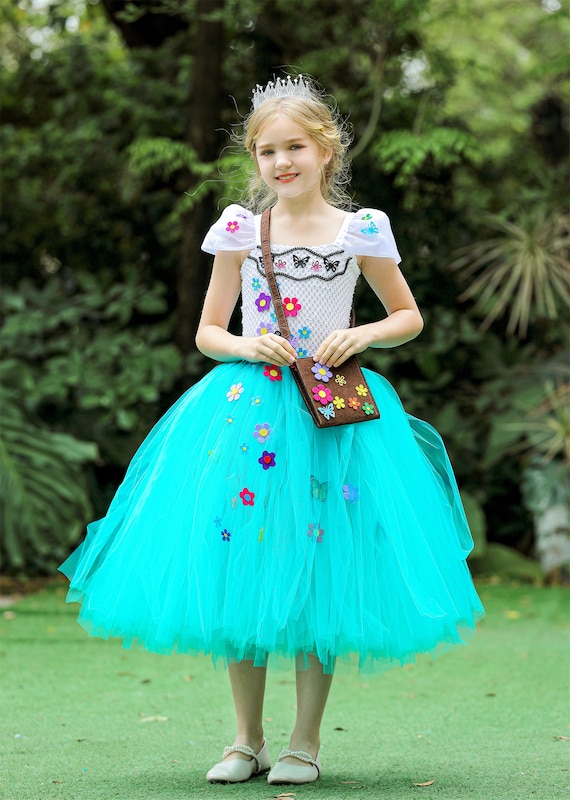 Costume di Halloween per ragazze fatto a mano da Mirabel Tutu per Encanto  con borsa -  Italia